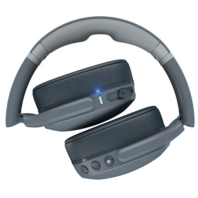 Skullcandy Crusher Evo Sensory Bass Wireless Over-Ear Headphones with Microphone, Bluetooth, Chill Gray (S6EVW-N744)