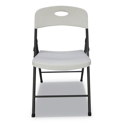 Alera Resin Office Folding Chair, White, 4/Carton (ALEFR9402)