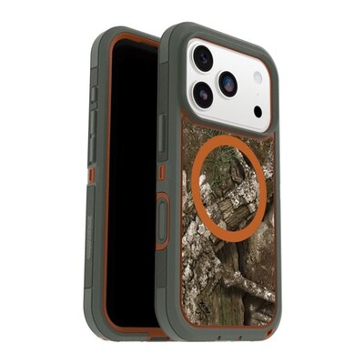 OtterBox Defender Series Pro XT MagSafe Compatible Phone Case for Apple iPhone 17 Pro, Shock Absorbing, Realtree APX (77-98428)
