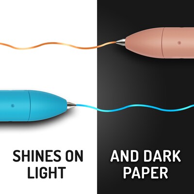 Paper Mate InkJoy Gel Pens, Metallic Pens, Retractable, Medium Point, (0.8mm) Assorted Colors, 6 Count, (2209485)