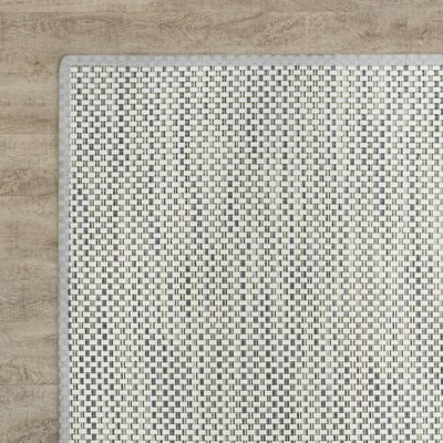 Joy Carpets Water Mill Vinyl 4'3" x 6' Machine Woven Rug, Infusion (2170X-01)