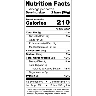KIND Gluten-Free Dark Chocolate Cocoa Protein Breakfast Bar, 0.88 oz., 6 Bars/Box (41936)
