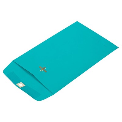 JAM Paper Clasp Catalog Envelope 6" x 9", Blue, 10/Pack (900807461B)