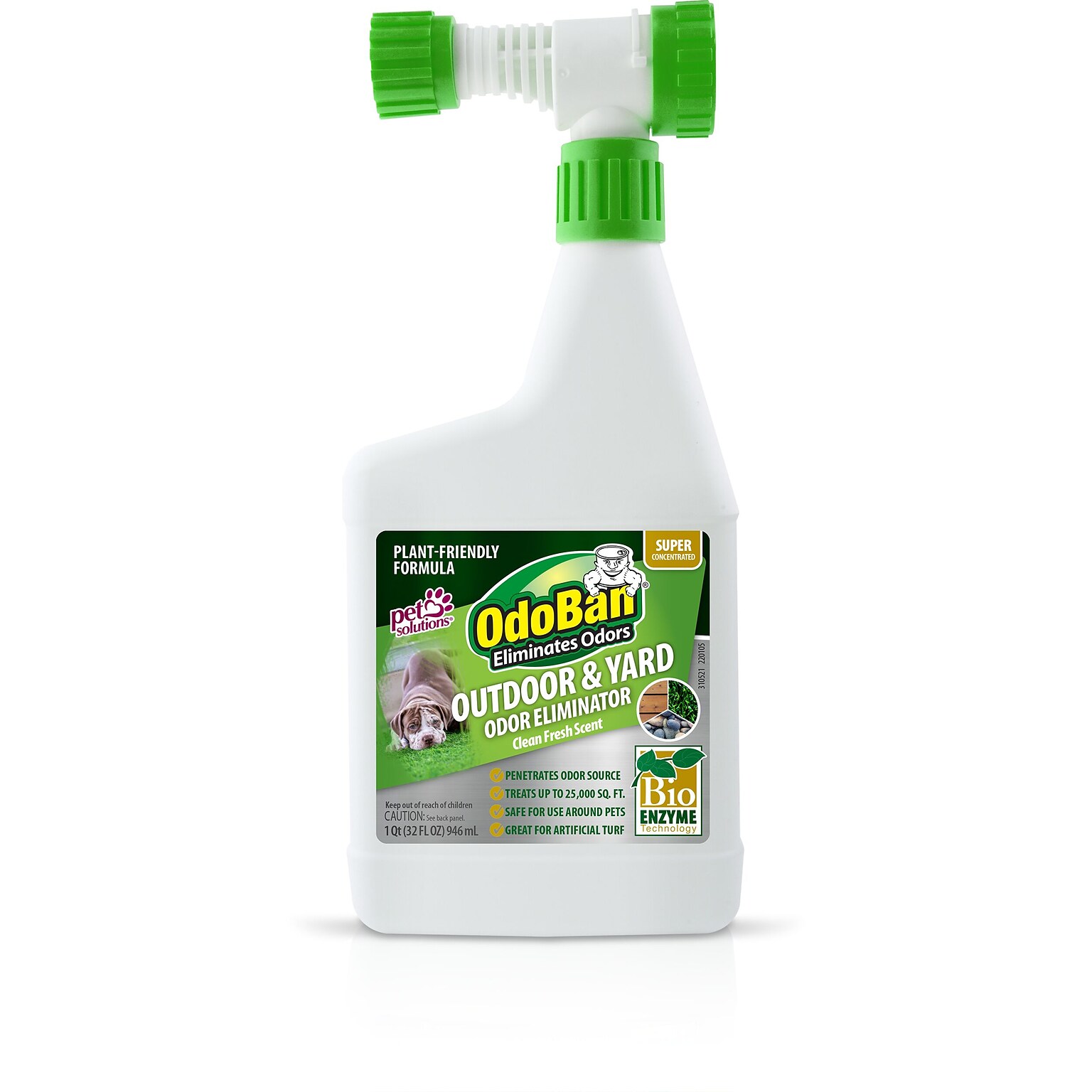 OdoBan Outdoor and Yard Odor Eliminator, Clean Fresh Scent, 32 oz. (927561-Q6)