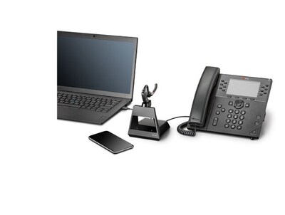 Poly Voyager 5200 Office, 2-Way Base, USB-C,Wireless, MS Teams (7S3Y4AA#ABA)