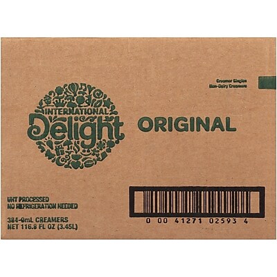 International Delight Singles Original Liquid Creamer, 0.30 oz., 384/Carton (136958)