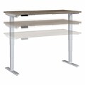 Bush Business Furniture Move 40 Series 60W Electric Height Adjustable Standing Desk, Modern Hickory