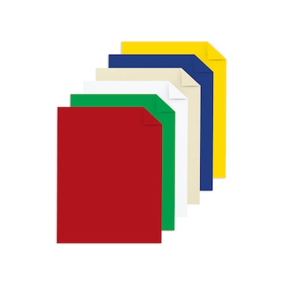 Astrobrights 65 lb. Cardstock Paper, 8.5 x 11, Holiday Hues Assortment, 150 Sheets (91812)