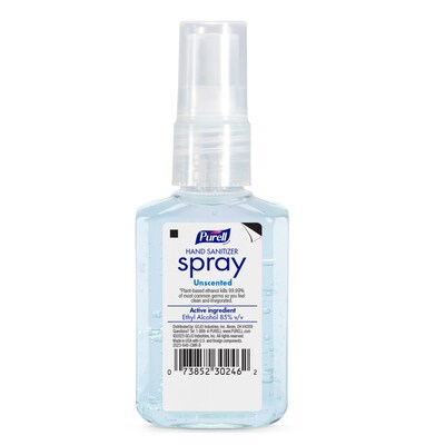 PURELL Advanced Unscented Liquid Hand Sanitizer & Clean and Go Fresh Scent Cleaning Wipes Bundle