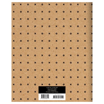 2026-2027 TF Publishing Kraft Dot 6.5” x 8” Academic Monthly Planner, Paperboard Cover (AY27-4208)