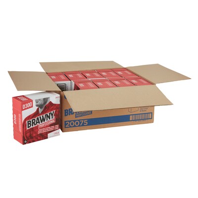 Brawny Professional D300 DRC Wipers, White, 110 sheets/Box, 10 Boxes/Carton (20075)