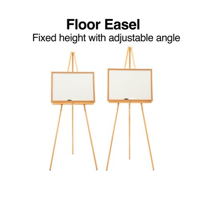 16 Tall Tripod Easel Natural Pine Wood (Pack of 4 Easels)