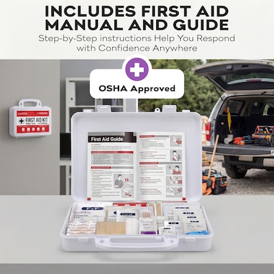 ProHeal OSHA Compliant First Aid Kit, ANSI Class A, Type III, Serves 100 People, 364 Pieces (PH-16624H)