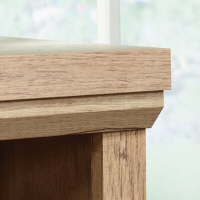 Sauder Aspen Post Console TV Stand, Screens up to 65", Prime Oak (434912)
