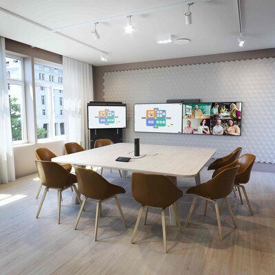 Neat Center 360° 3-Camera 8MP Wide-Angle 162° FOV 16-Mic Array Companion Device, Table & Ceiling Mount (NEATCENTER-SE)