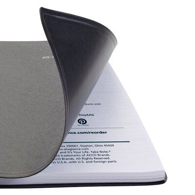 2026 AT-A-GLANCE DayMinder 5" x 8" Weekly Appointment Book, Faux Leather Cover, Black (G210-00-26)