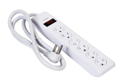 6 Outlet Power Strip With 3 Feet Length Cable