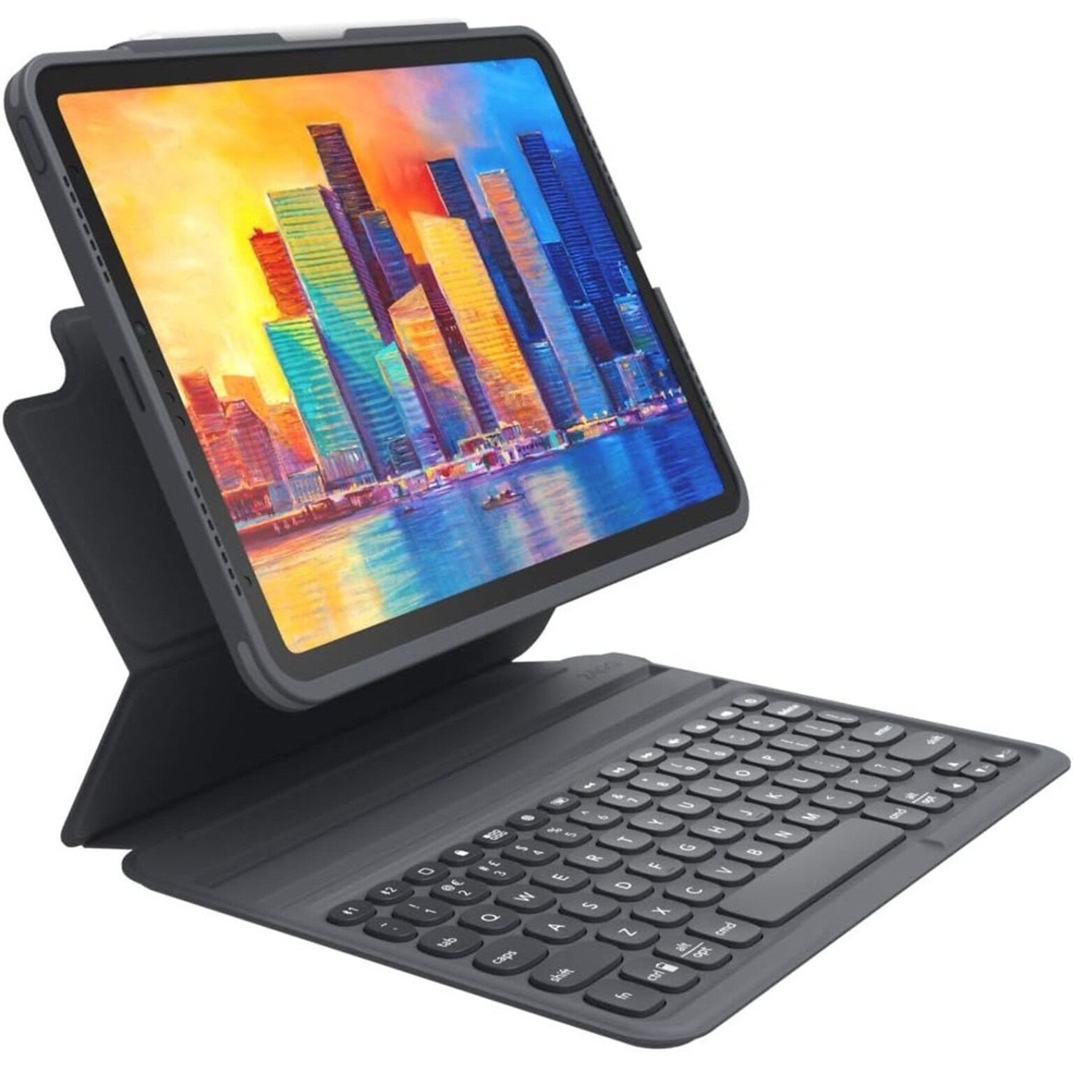 ZAGG Pro Keys Wireless Keyboard & Detachable Case For 11 iPad Pro (Gen 1, 2, 3, & 4) and iPad Air (10.9 Gen. 4 & 5), Midnight