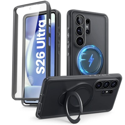 i-Blason Cosmo Phone Case for Galaxy S26 Ultra, Shock Absorbing, FrostBlack (Galaxy2026-S26Ultra-Cosmo-SP-FrostBlack)