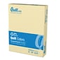 Quill Brand® 30% Recycled Colored Multipurpose Paper, 20 lbs., 8.5" x 11", Ivory, 500 Sheets/Ream