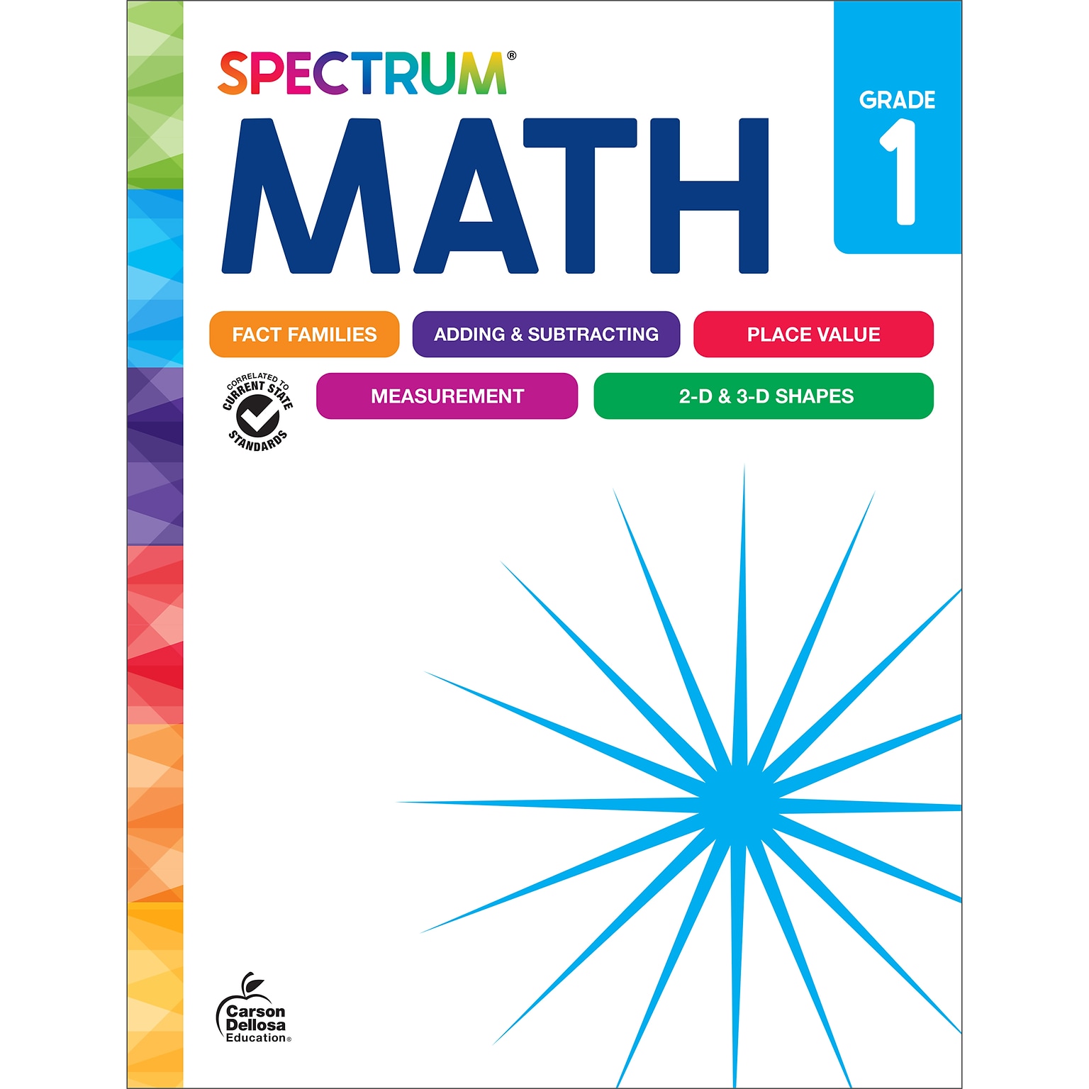 Carson-Dellosa Math Workbook, 192 pages (705500)