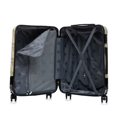 InUSA 3-Piece Hardside Paris Spinner Luggage Set, TSA Checkpoint Friendly, Paris (IUAPCSML-PAR)