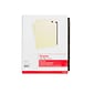 Staples Alphabetical A-Z Leather Dividers, Black 26 Tab, Buff (18946/11483)