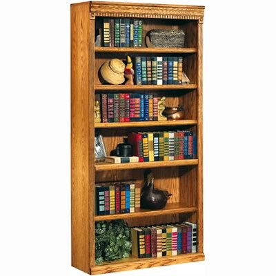 Martin Furniture Huntington Oak Office Collection in Wheat Finish; 72H Open Bookcase