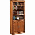 Martin Furniture Huntington Oak Office Collection in Wheat Finish; 72H Bookcase w/Doors