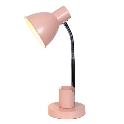 Simple Designs Sleek Essentials LED Desk Lamp, 16.22, Pink (LD1076-PNK)