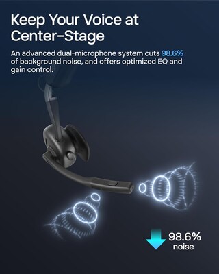 Shokz OpenMeet Bone Conduction USB-C Bluetooth Stereo Computer, UC Certified (C610ACBKUS326TB1)