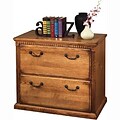 Martin Furniture Huntington Oak Office Collection in Wheat Finish; 2-Drawer Lateral File