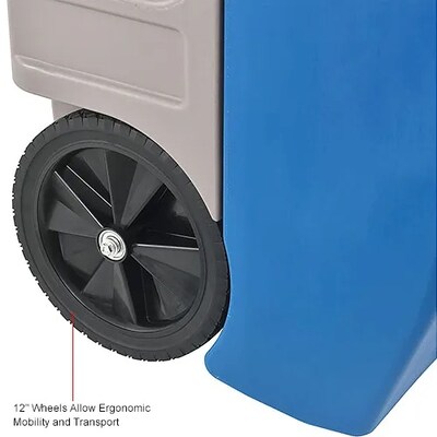 Global Industrial Low Grain Refrigerant Dehumidifier w/ Pump, 120V, 250 Pints (246704)
