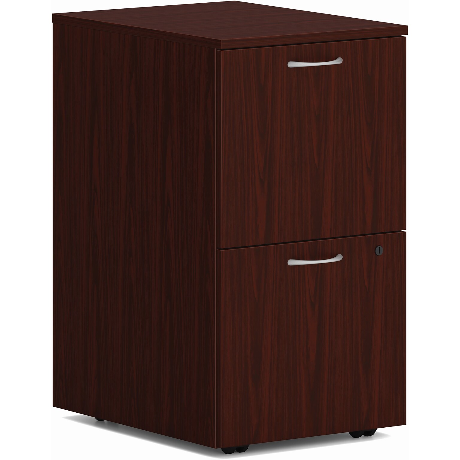 HON Mod Mobile Pedestal, 15W x 20D x 28H, 2 File Drawers, Traditional Mahogany (HONPLPMFFLT1)