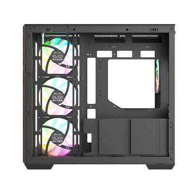Thermaltake View 380 WS ARGB ATX Mid-Tower Computer Case, Black (CA-1Z2-00M1WN-WS)