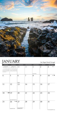2026 Willow Creek Ocean View 7" x 7" Monthly Wall Calendar (53683X)