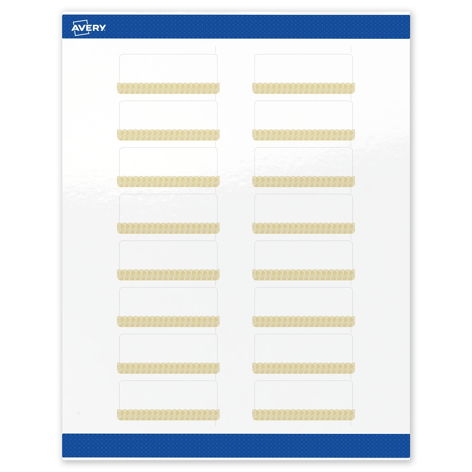 Avery Laser/Inkjet Rectangle Multipurpose Labels, 1 x 2-5/8, White, 160/Pack (S00-EWS)