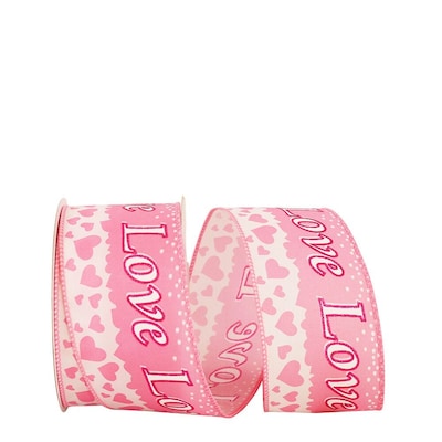JAM Paper Love Ribbon, Pink (52640340676)