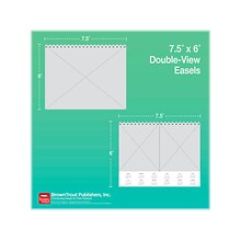 2024 BrownTrout Bonnie Marcus 7.5 x 6 Monthly Double-View Easel Desk Calendar (9781975471026)