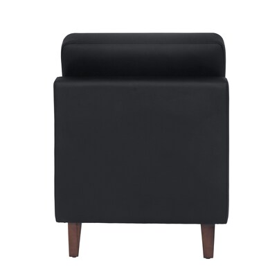 Flash Furniture Hercules Artemis LeatherSoft Middle Reception Chair, Black (ZB8921MBLK)