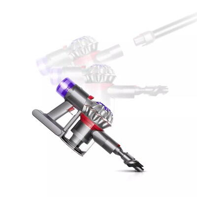 Dyson V8 Cordless Vacuum, Bagless, Silver/Nickel (400473-01)