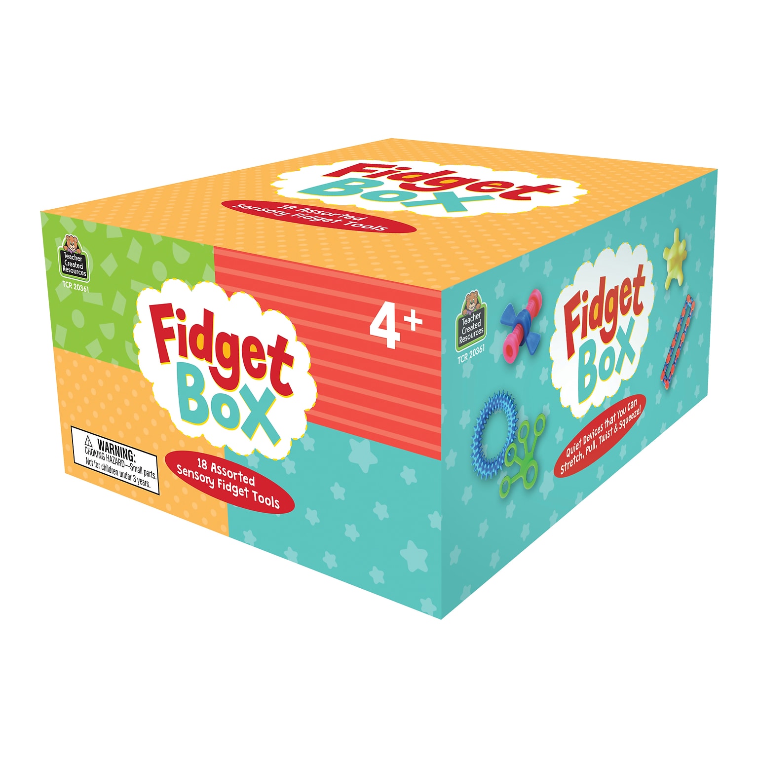 Teacher Created Resources Fidget Box, 18 Pieces (TCR20361)