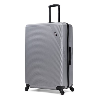 DUKAP Discovery 33.66 Hardside Suitcase, 4-Wheeled Spinner, TSA Checkpoint Friendly, Pink (DKDIS00XL-PNK)