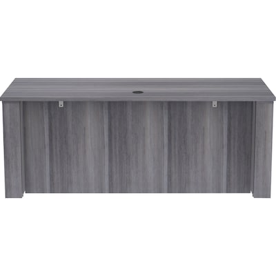 Lorell Essentials Series 72"W Electric Adjustable Standing Desk, Weathered Charcoal (LLR69578)
