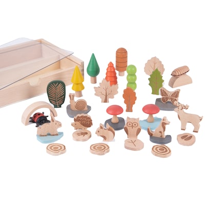 TickiT Woodland Trail Set, Multicolored, 37 Pieces/Set (CTU73552)