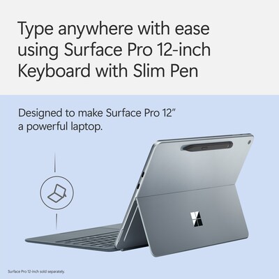 Microsoft Surface Pro 12" Keyboard Cover with Slim Pen 2, Ocean (EP2-33077)