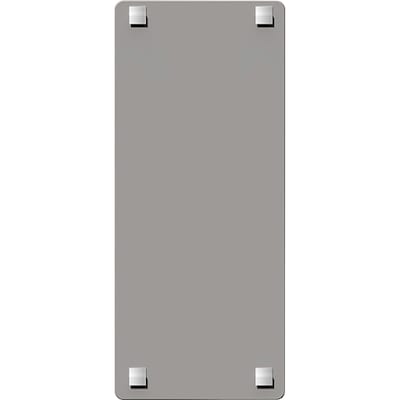 Lorell Do-it-Yourself 36 H x 15 W Frameless Corkboard, Gray Aluminum Frame (LLR18325)