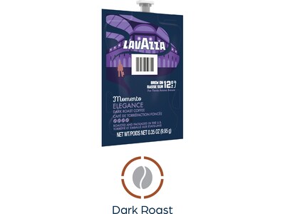 Lavazza Momento Elegance Coffee Flavia Freshpacks, Dark Roast, 38/Carton (48791)
