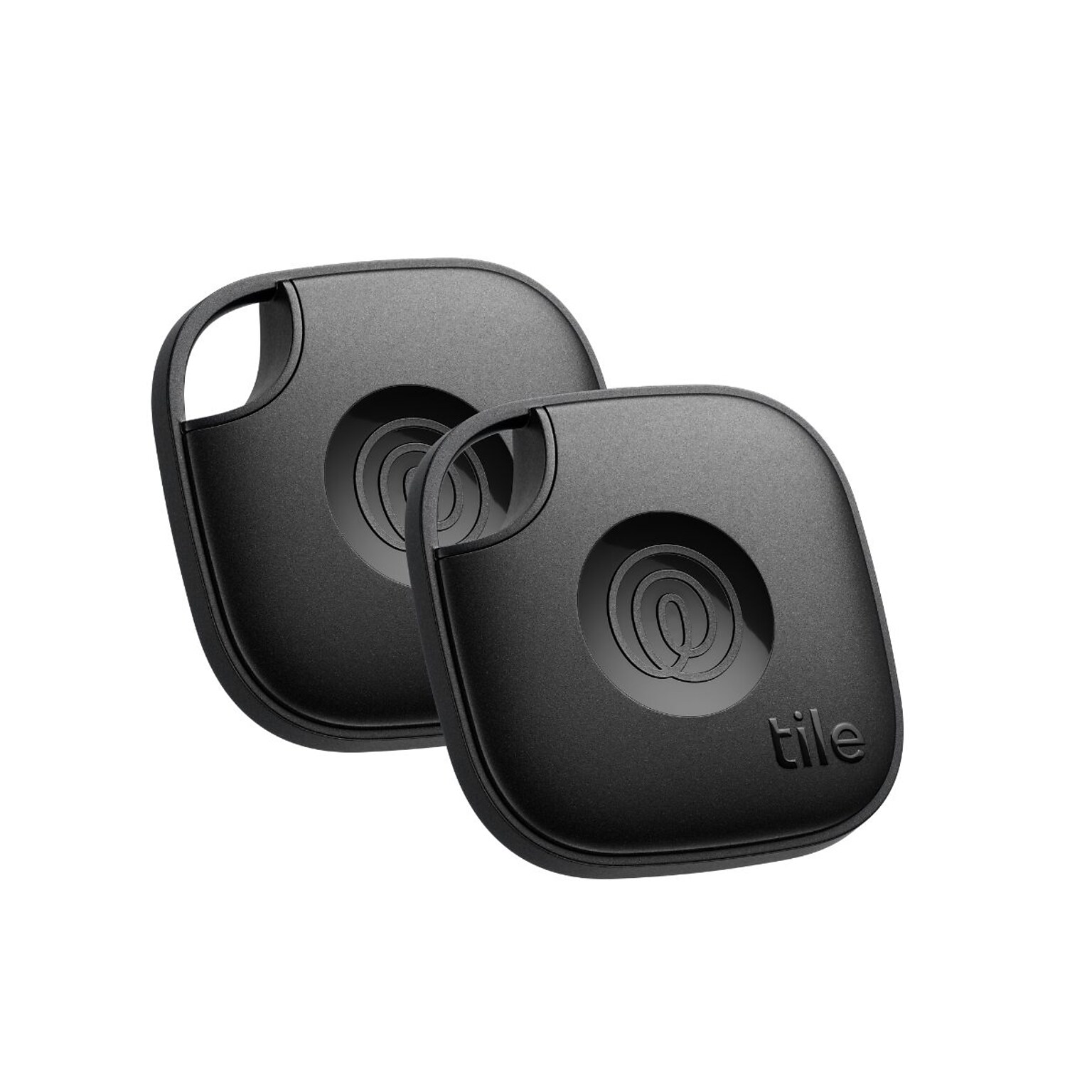 Life360 Tile Mate Bluetooth Tracker, Black, 2/Pack (RE-60012)