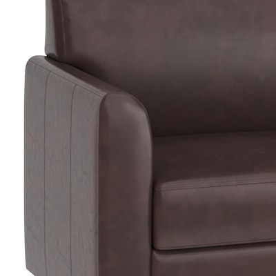 Flash Furniture Hercules Diplomat LeatherSoft Reception Chair, Brown/Chrome Legs (BT8271BNCHR)